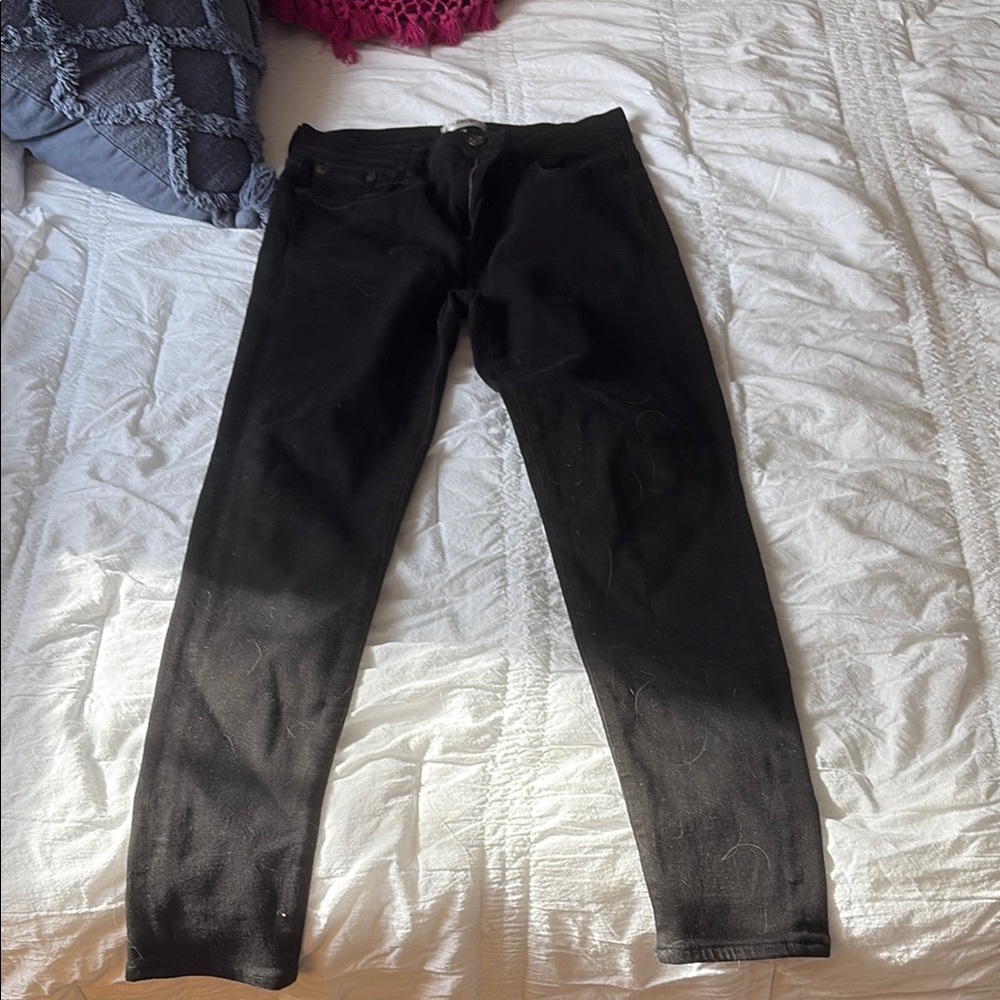 Agolde 29 black skinny jeans